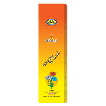 Cycle Three in One Agarbatti 105g